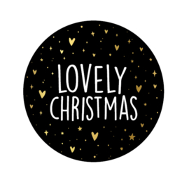 Sticker | lovely christmas (per 10)