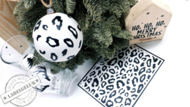 DIY | stickervel panterprint 