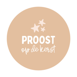 Onderzetter | Proost op de kerst | Kerst