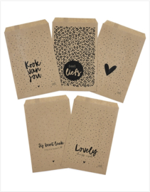 Cadeauzakjes  | Zoedt  15x22cm (per 5)