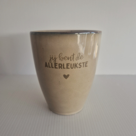 Labelgeluk mok | jij bent de allerleukste