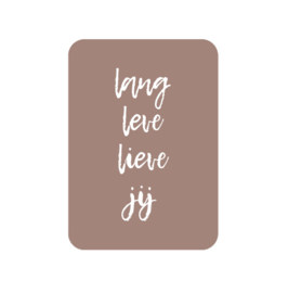 Labelgeluk kaart | lang leve lieve jij