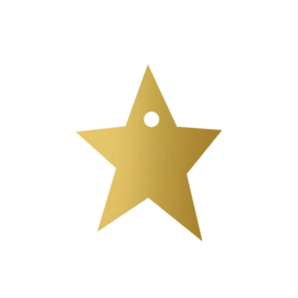 Cadeaulabel | Gouden ster