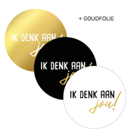 Sticker | Ik denk aan jou (per 10)
