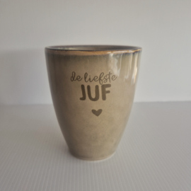 Labelgeluk mok | de liefste juf