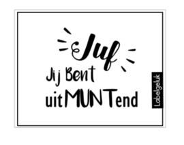 DIY | sticker wit uitmuntend