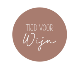 Onderzetter | TIJD VOOR WIJN | 7 kleuren