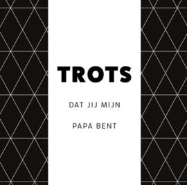 Chocoladewens | Trots dat jij mijn papa bent