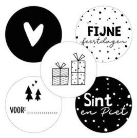 Sticker | feestdagen assorti (per 10)