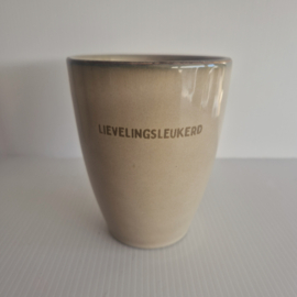 Labelgeluk mok | lievelingsleukerd