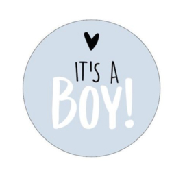 Sticker | it's a boy 40mm