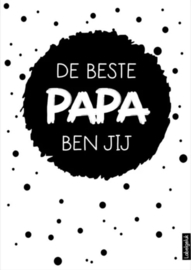 Labelgeluk kaart  | de beste papa ben jij