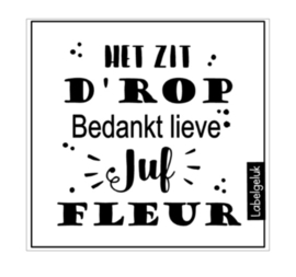 DIY | sticker wit het zit d'rop