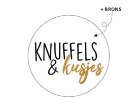 Sticker | knuffel & kusjes (per 10)