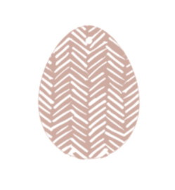 Paasei hanger | Zigzag | diverse kleuren