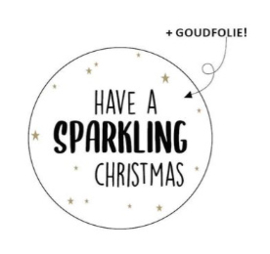 Sticker | sparkling christmas (per 10)