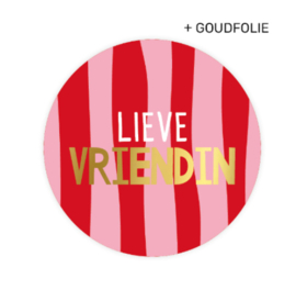 Sticker | lieve vriendin (per 10)