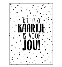 Kaart A6 | dit leuke kaartje is voor jou