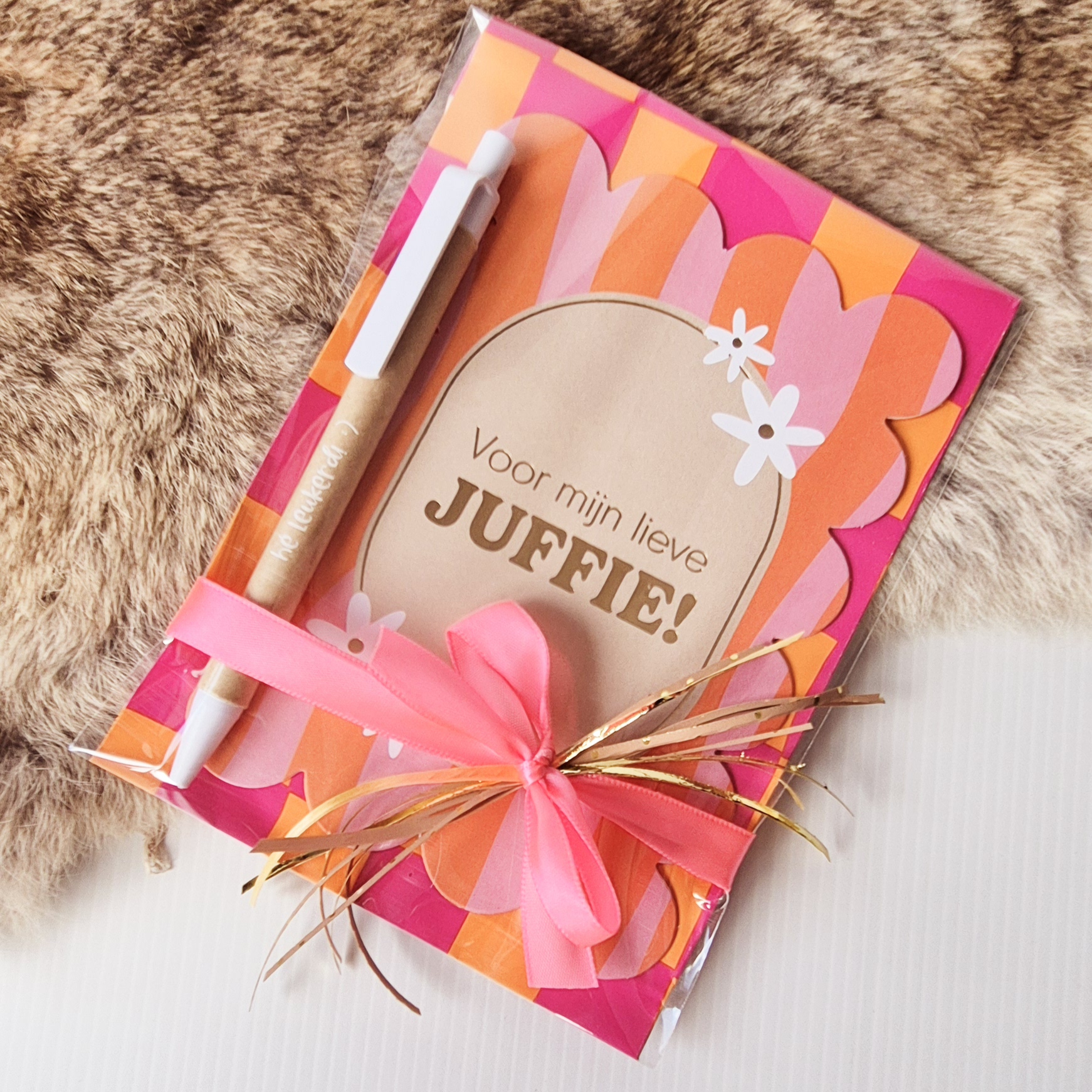 Voor mijn lieve juffie | incl. pen Hé Leukerd
