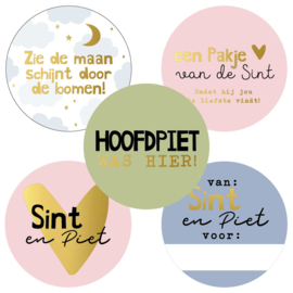 Sticker | sinterklaas assorti (per 10)