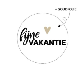 Sticker | fijne vakantie (per 10)