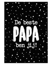 Kaart A6  | de beste papa ben jij