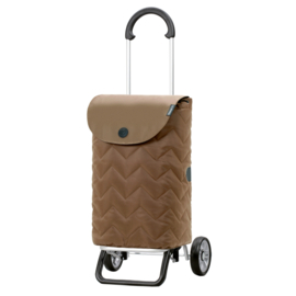 Zeer lichte boodschappenwagen van aluminium, Scala Shopper Plus Hilma mousse