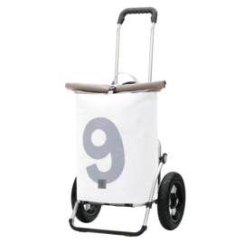 Boodschappenwagen met extra grote luchtbanden van 29 cm, Royal Shopper 360° Steg 9