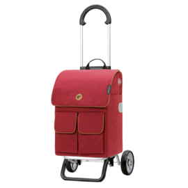 Zeer lichte boodschappenwagen van aluminium, Scala Shopper Plus Ipek Mini rood