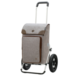 Boodschappenwagen met extra grote luchtbanden van 29 cm, Royal Shopper Holk grijs