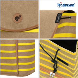 Tas Eske geel, boodschappentas voor de boodschappenwagen van Andersen