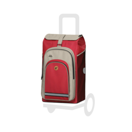 Tas Hydro 2.1 rood, boodschappentas voor de boodschappenwagen van Andersen