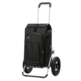 Boodschappenwagen met extra grote luchtbanden van 29 cm, Royal Shopper Hydro 3.0 zwart