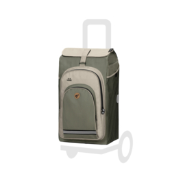 Tas Hydro 2.1 grijs, boodschappentas voor de boodschappenwagen van Andersen