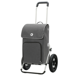 Boodschappenwagen met extra grote luchtbanden van 29 cm, Royal Shopper Ipek Maxi antraciet