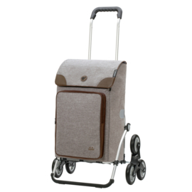 Opvouwbare boodschappenwagen voor de trap, Royal Traploper Shopper Holk grijs