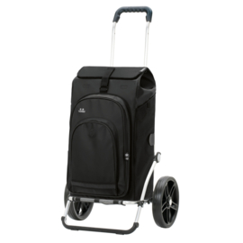 Boodschappenwagen met grote 3-spaken wielen, Royal Shopper Hydro 3.0 zwart
