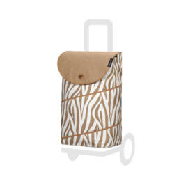 Tas Tyra Zebra, boodschappentas voor de boodschappenwagen van Andersen