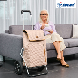 Boodschappenwagen met luchtbanden, Royal Shopper Lissa zand