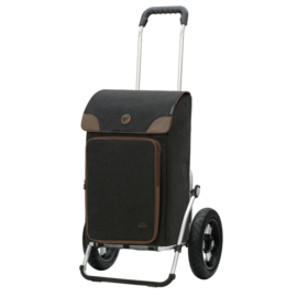 Boodschappenwagen met extra grote luchtbanden van 29 cm, Royal Shopper Holk zwart