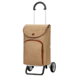 Zeer lichte boodschappenwagen van aluminium, Scala Shopper Plus Reik beige