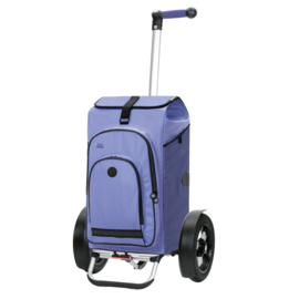 Boodschappenwagen met extra grote luchtbanden, Tura Shopper Hydro 3.0 flieder lila