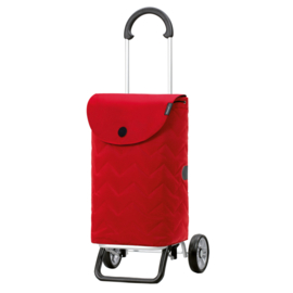 Zeer lichte boodschappenwagen van aluminium, Scala Shopper Plus Hilma rood
