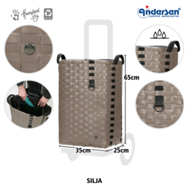 Tas Silja liver, boodschappentas voor de boodschappenwagen van Andersen