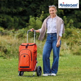Boodschappenwagen met luchtbanden, Royal Shopper Hydro 3.0 oranje