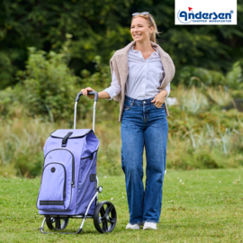 Boodschappenwagen met grote 3-spaken wielen, Royal Shopper Hydro 3.0 flieder lila