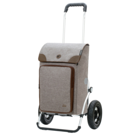 Boodschappenwagen met luchtbanden, Royal Shopper Holk grijs