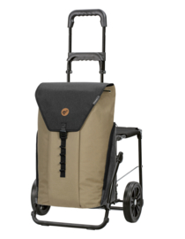 Boodschappenwagen met zitje, Komfort Shopper Ture Beige