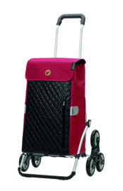 Opvouwbare boodschappenwagen voor de trap, Royal Traploper Shopper Mari Rood