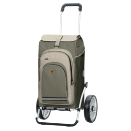 Boodschappenwagen met grote wielen  met kogellagers, Royal Shopper Hydro 2.1 grijs